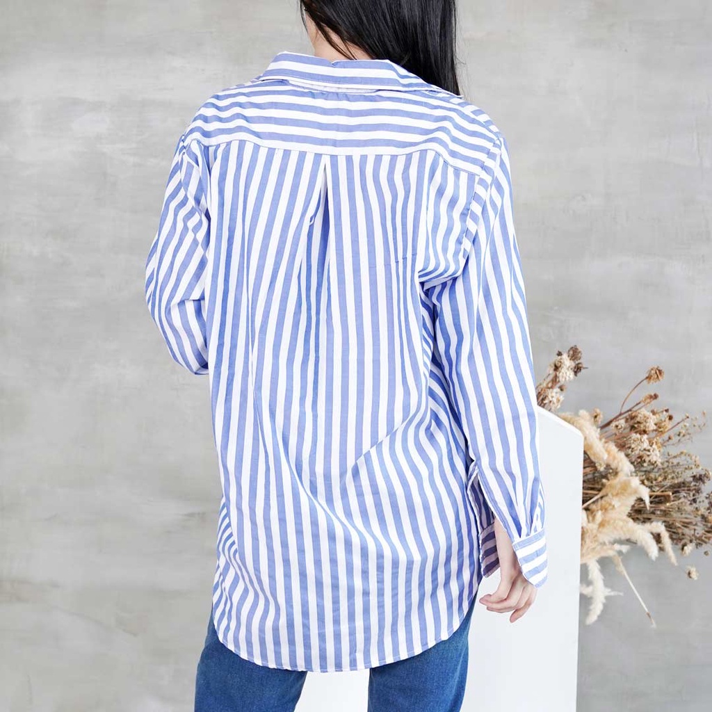 Nagita Oversized Shirt Kemeja Atasan Wanita