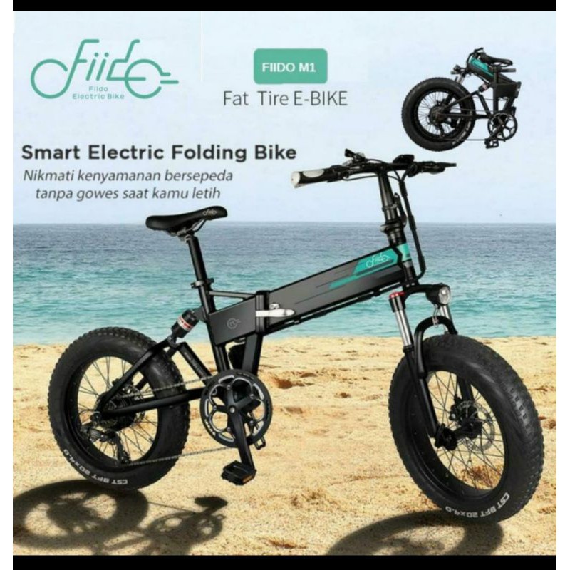 SEPEDA LIPAT FIIDO M1 MOUNTAIN FOLDABLE EBIKE HYBRID SMART BICYCLE MTB