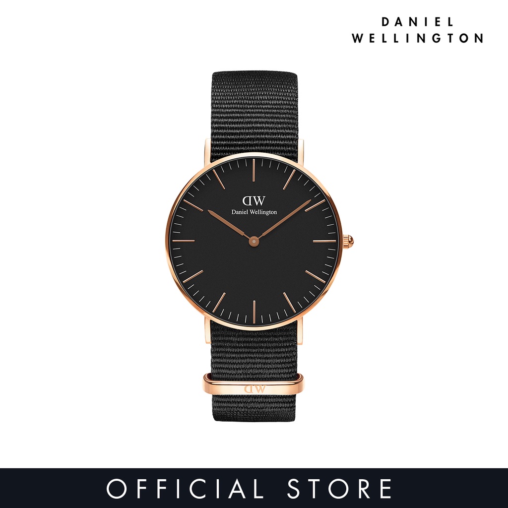 Jual Daniel Wellington Classic Black Cornwall 40mm Rose Gold Dw00100148 Shopee Indonesia