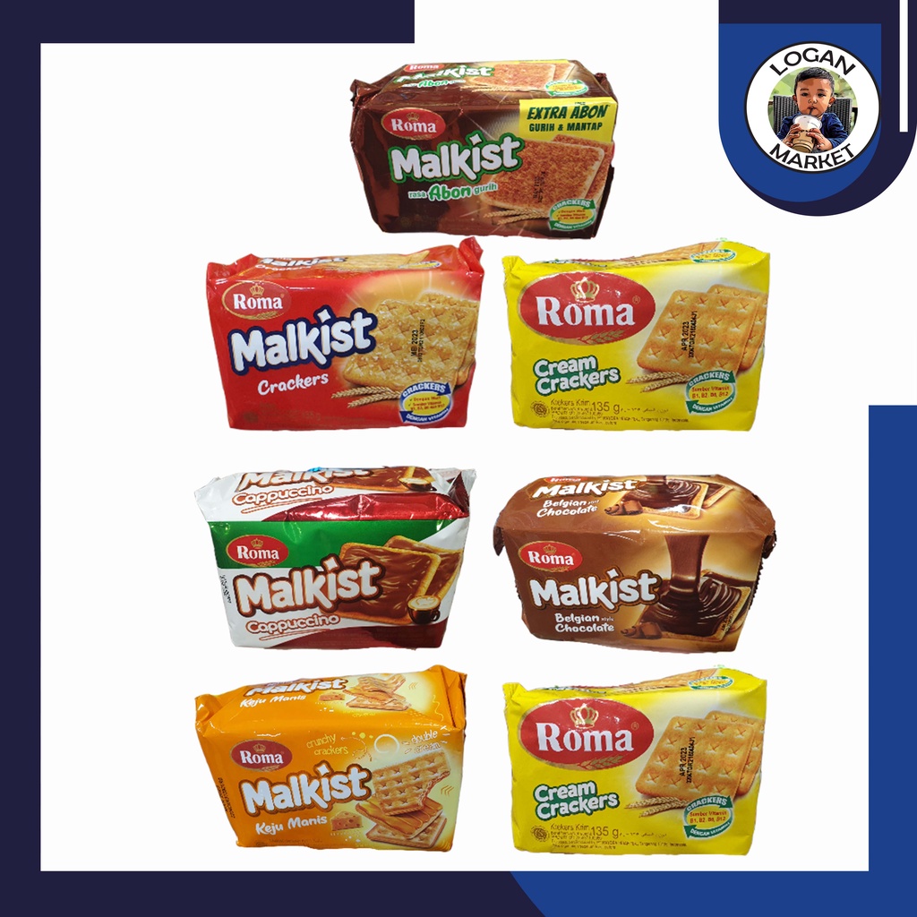 

Roma Malkist Biskuit Pack All Variant Crackers Manis n Lain