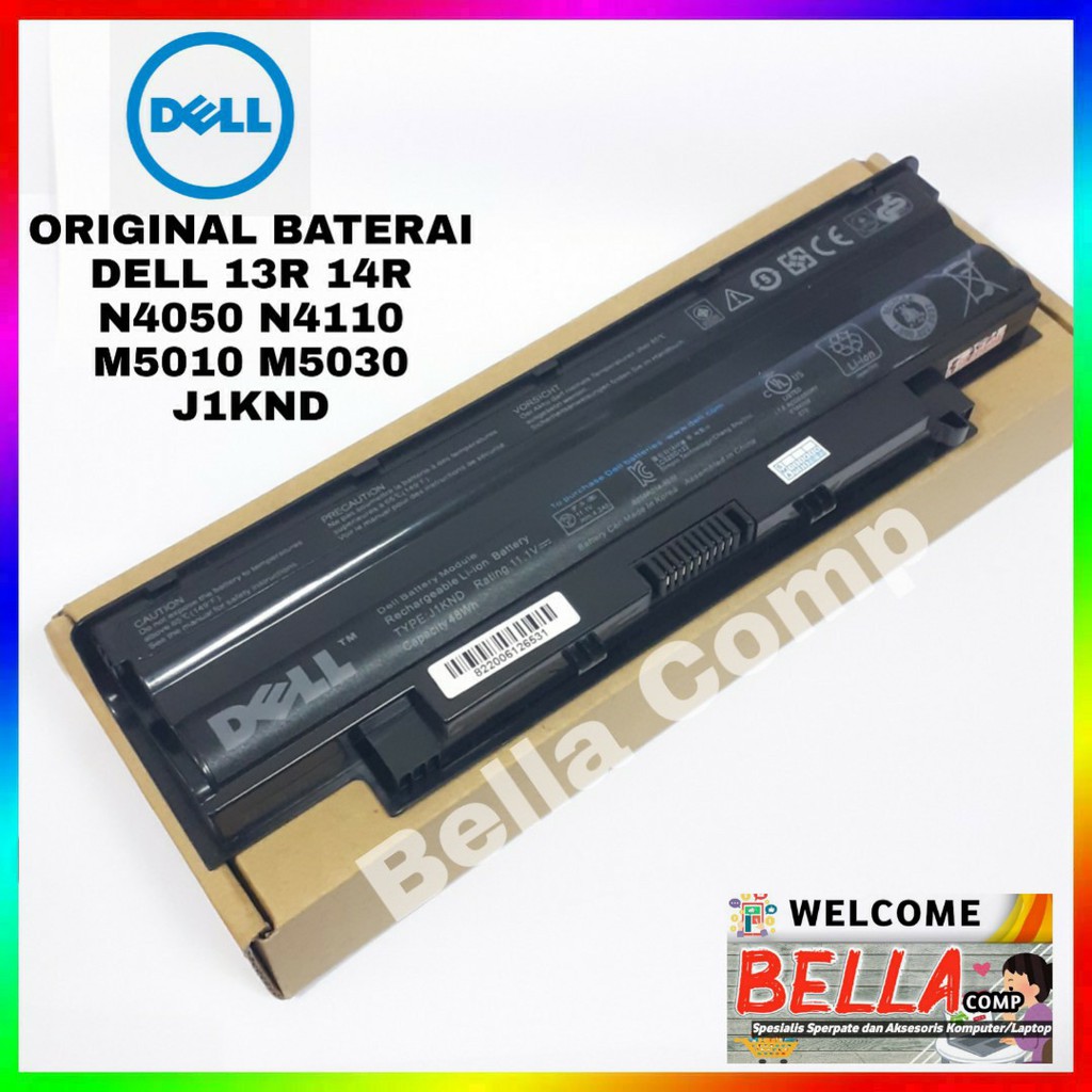 Baterai Batre Battery Laptop Dell Inspiron 13R 14R N4010 N4050 N4110 N5010 N7010 M5010 M5030 J1KND