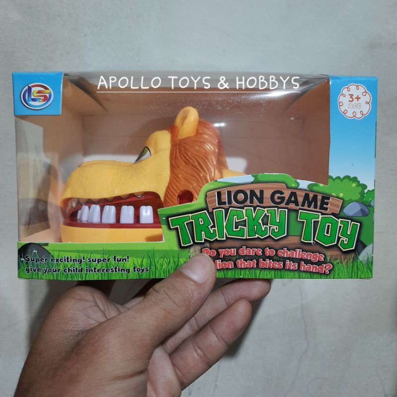 MAINAN ANAK TRICKY TOYS SINGA GIGIT PERMAINAN CHALLENGE KELUARGA