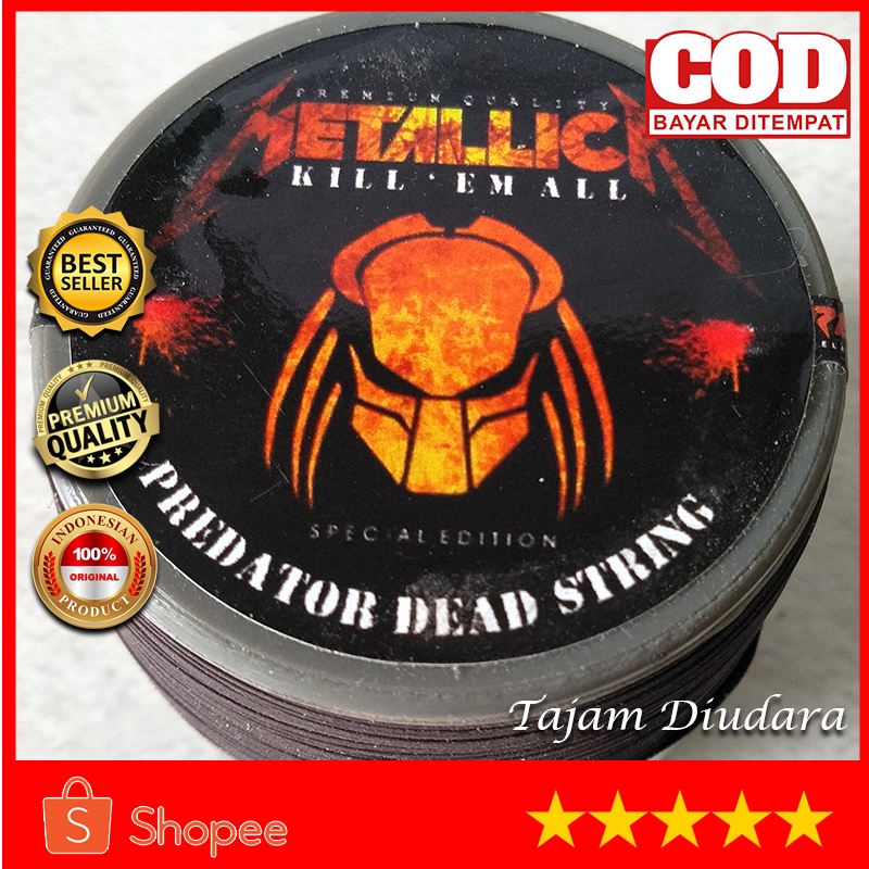 GELASAN PREDATOR METALLICA ORIGINAL / BENANG GELASAN  LAYANGAN FOR TOURNAMENT / BENANG GELASAN UNTUK