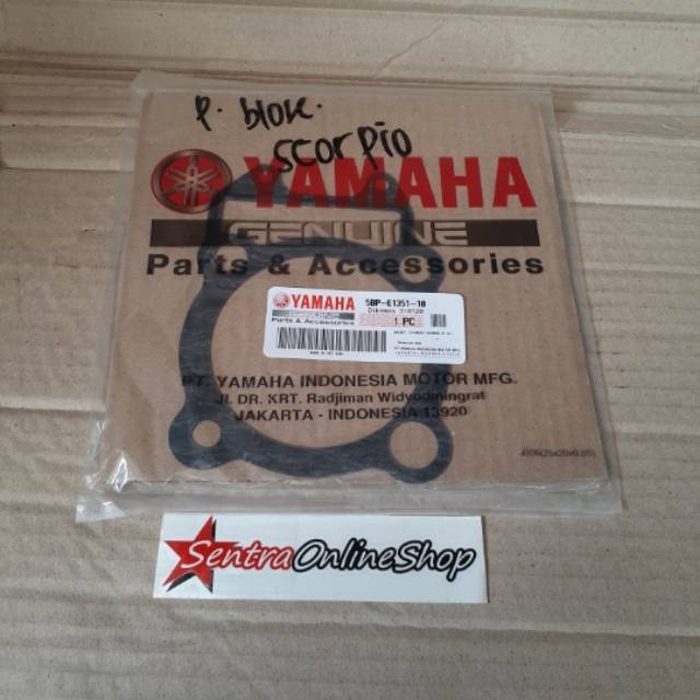 paking perpak block blok scorpio original ygp 5bpe135110