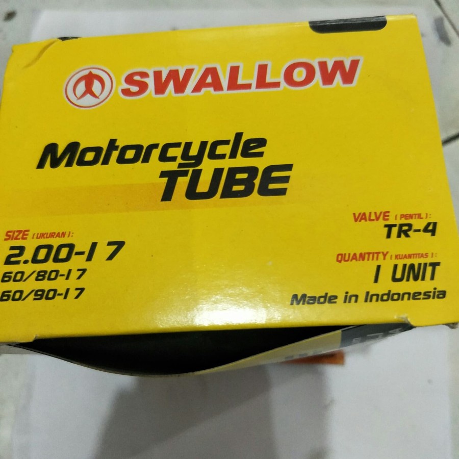 Ban Dalam SWALLOW 200-17, 60/80-17, 60/90-17