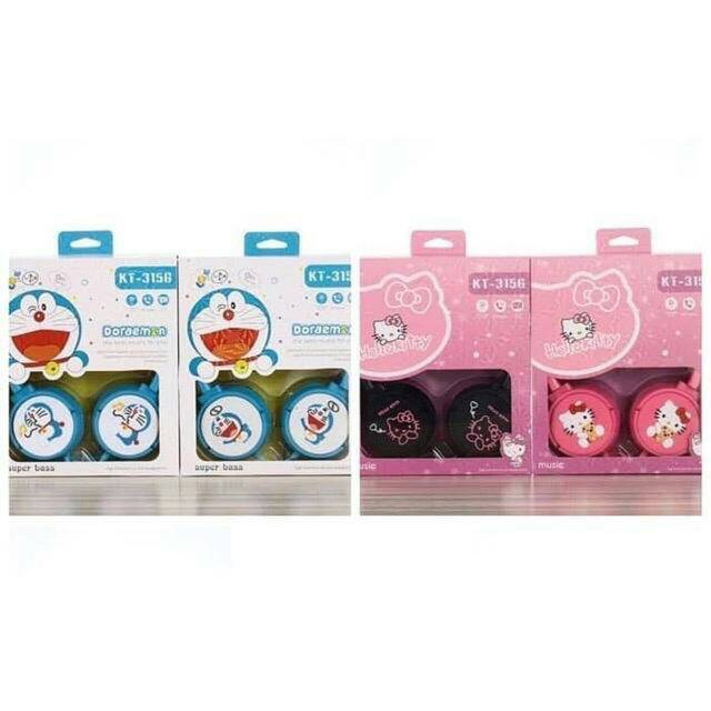 Headset BANDO KARAKTER + MIC KT-3156 KARAKTER KARTUN