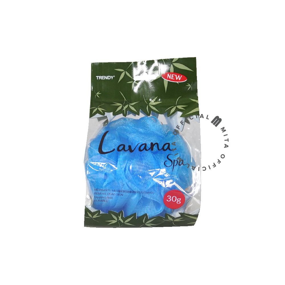 LAVANA Spon Mandi 30g/ Shower Puff/ Sponge Mesh