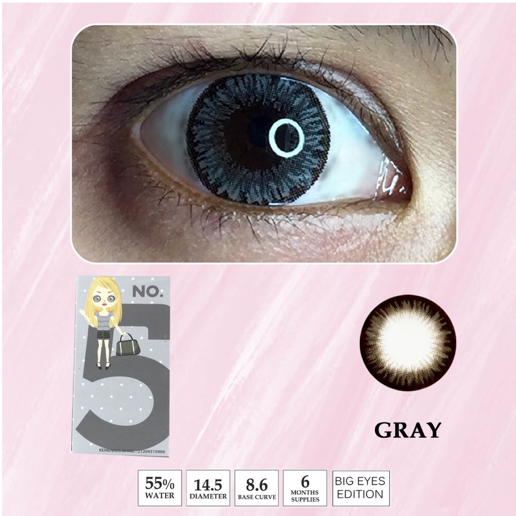 Softlens Minus Alice No 5 lensa warna