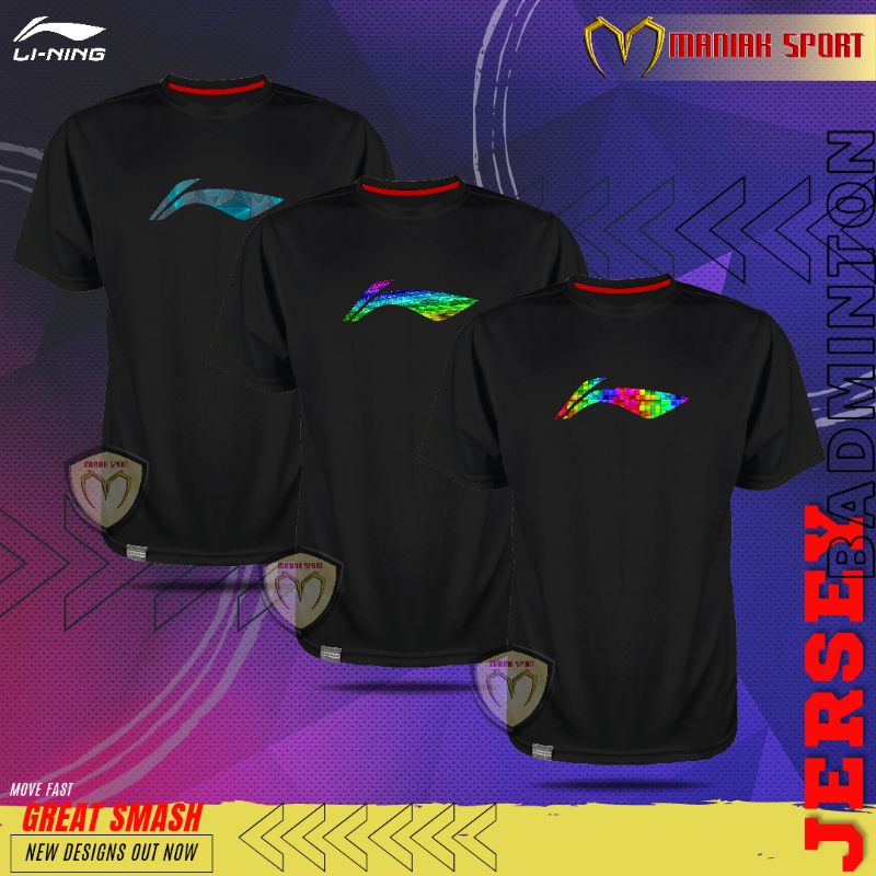 KBLH02 - KAOS BADMINTON BAJU BULUTANGKIS LNG JERSEY PREMIUM SABLON DTF