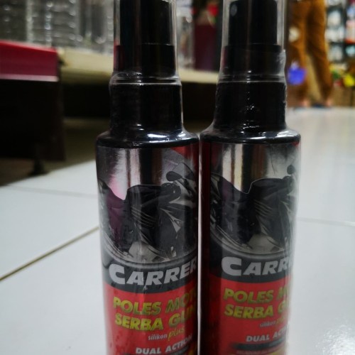 CRR POLES MOTOR Serbaguna Spray Silikon Pump 100 ML Pengkilap Motor Doff Glossy Permanen