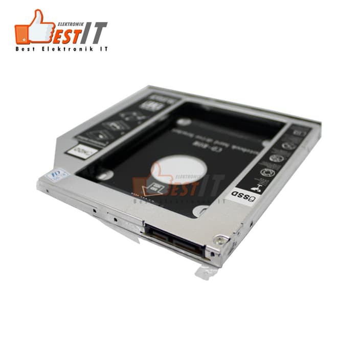 Hdd Caddy Hardisk 9,5mm Sata Aluminium for Laptop / Notebook
