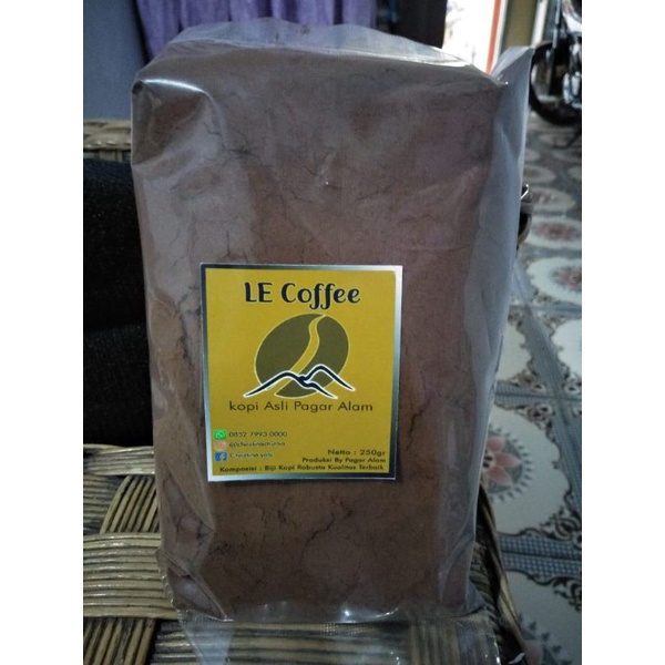 

Bubuk Kopi Robusta murni Pagar Alam