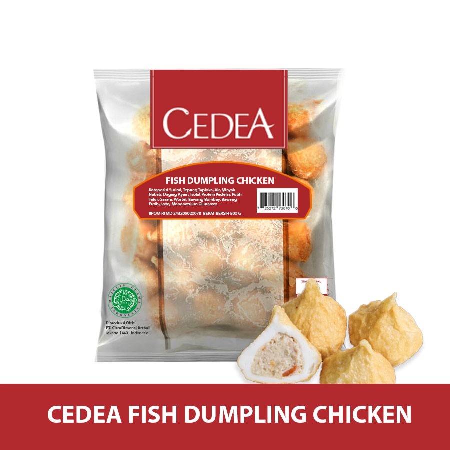 Cedea Dumpling Ikan Isi Ayam 500 gr