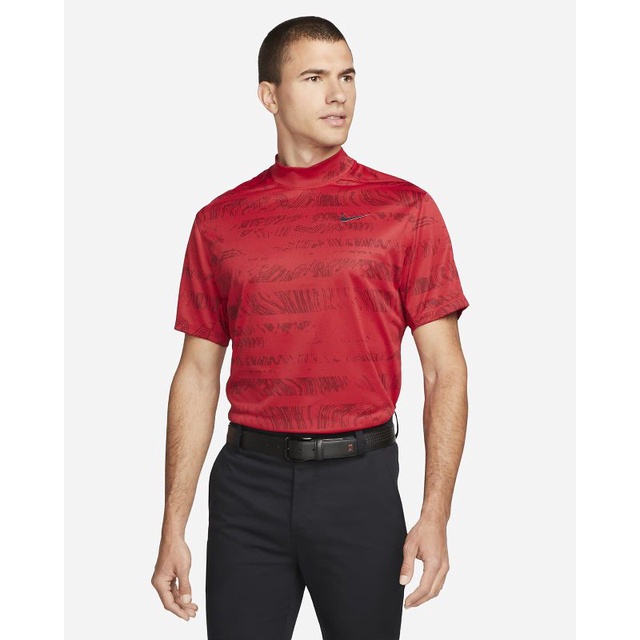 baju golf nike golf shirt TW adv mock neck polo original