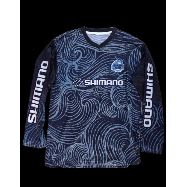 Jersy Shimano / jersy Mancing Hitam