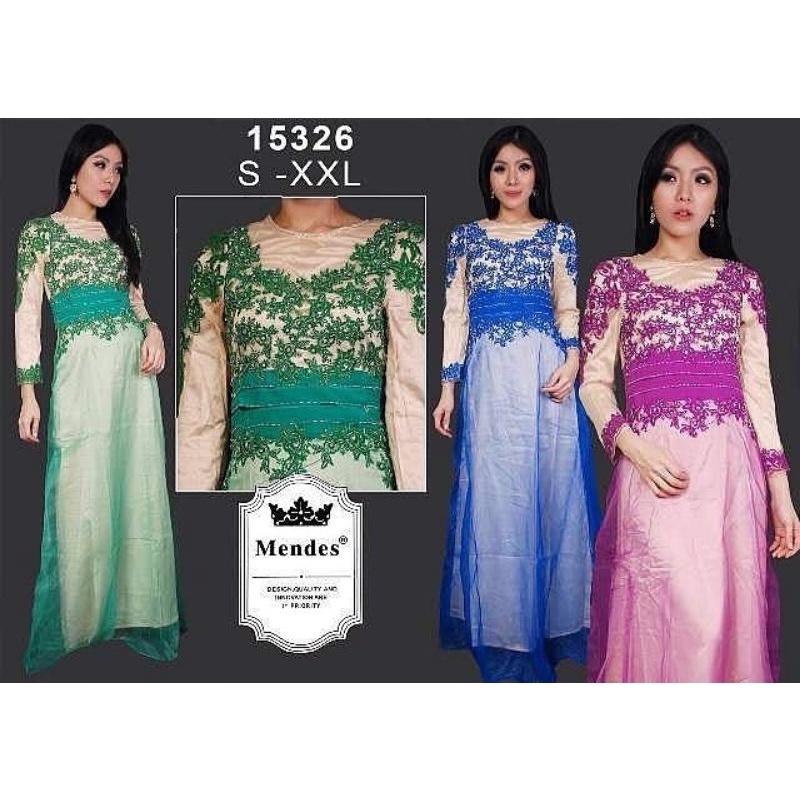 Mendes 15326 Gamis Dress Muslim Fashion Muslim