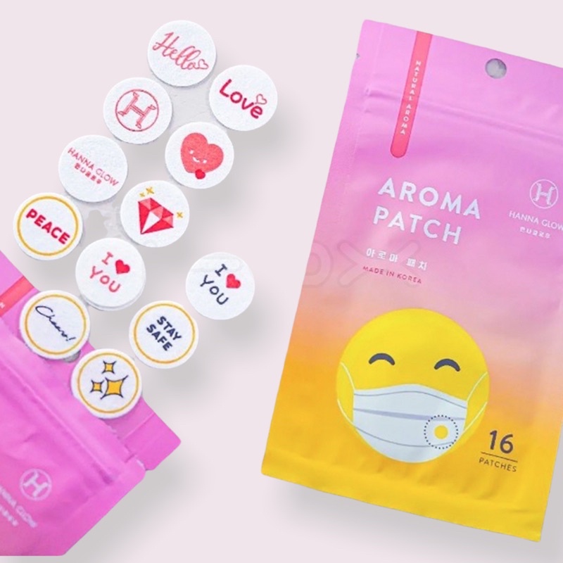 STIKER MASKER PER PACK ISI 2 LEMBAR (16 stiker aroma)