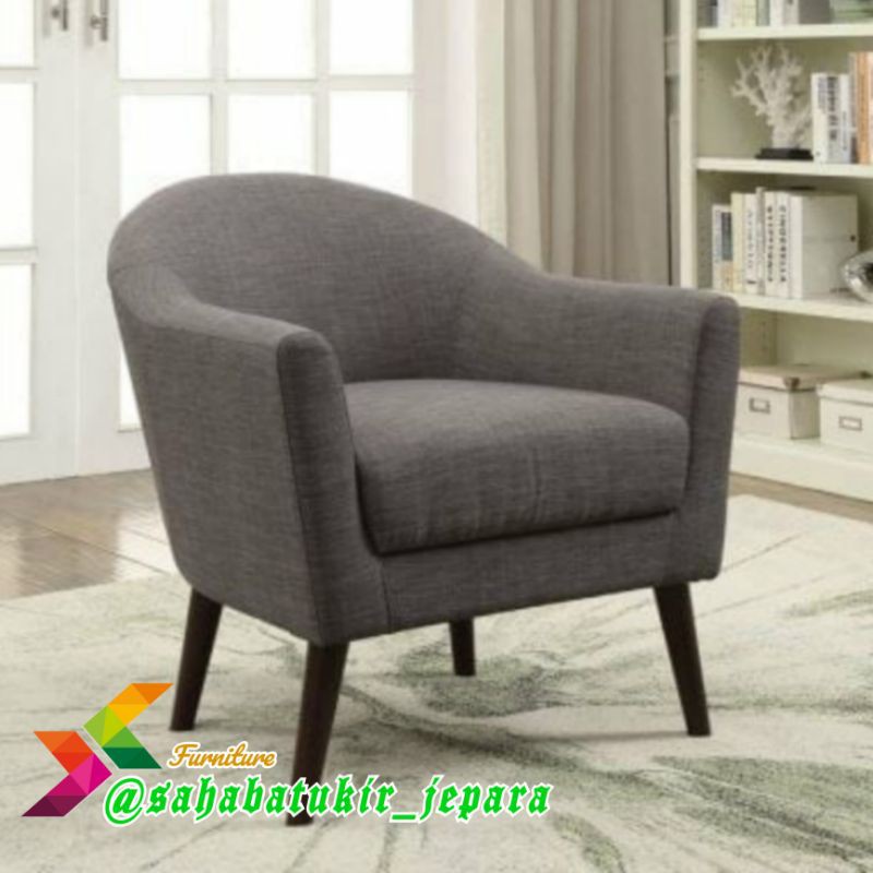 sofa single retro minimalis