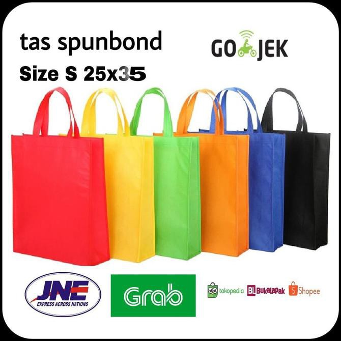 

Niakbahan- Tas Kain Spunbond Spunbond Lipat Samping 25X35 Hls Shopping Bag -Aslii.