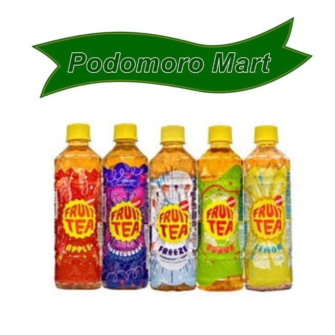 

fruit tea botol pet 350 ml 1 pack 12 botol