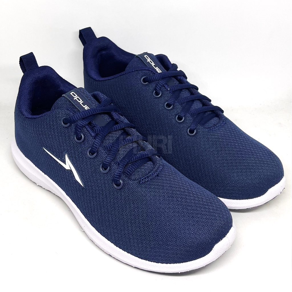 FIURI - Ando Original - PINO 39-43 NAVY- Sepatu Kets Pria - Sepatu Sneakers Pria - Sepatu Olahraga Sport Pria - Sepatu Casual - Sepatu Jogging Lari Fitness Gym Senam Pria - Sepatu Sekolah Bertali SMP SMA