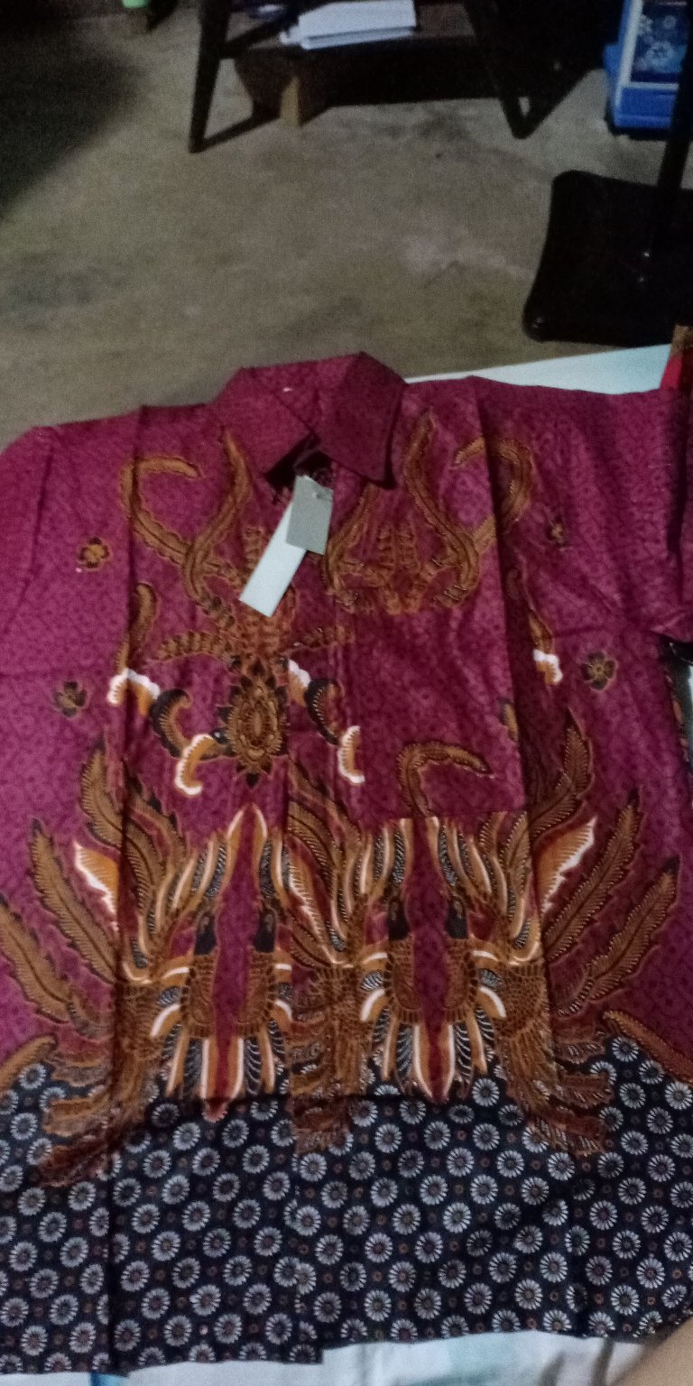 Goedank Store Hrb026 Kenongo Hem Kemeja Batik Pria Katun Primis Premium Halus M L Xl Xxl