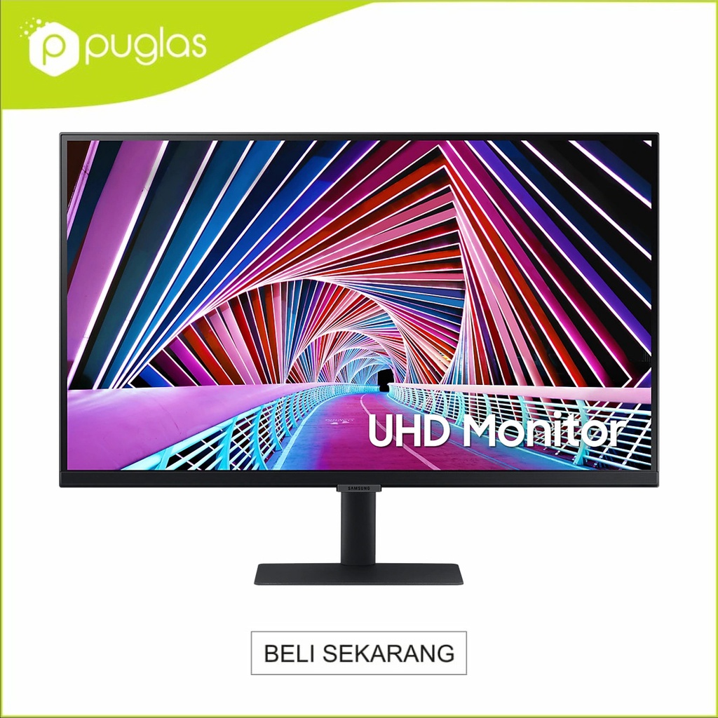 Monitor LED Samsung S27A700 IPS 4K UHD HDMI DP 27" For Laptop Komputer PC