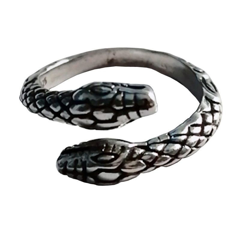 Double-headed Snake Ring Accessories Trendy Creative Fashion Personality Retro