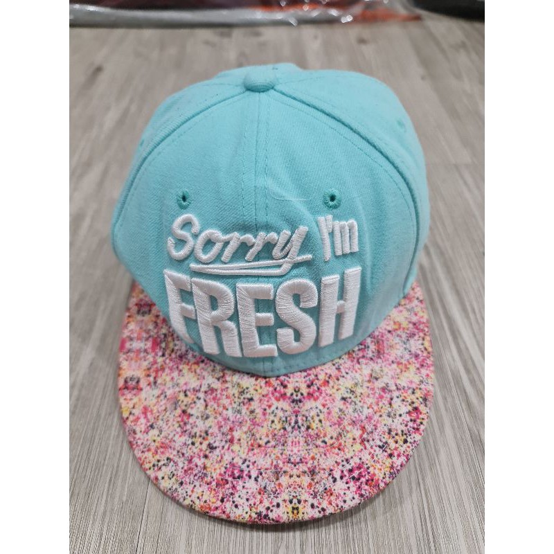 topi new era newera motif lantai bunga