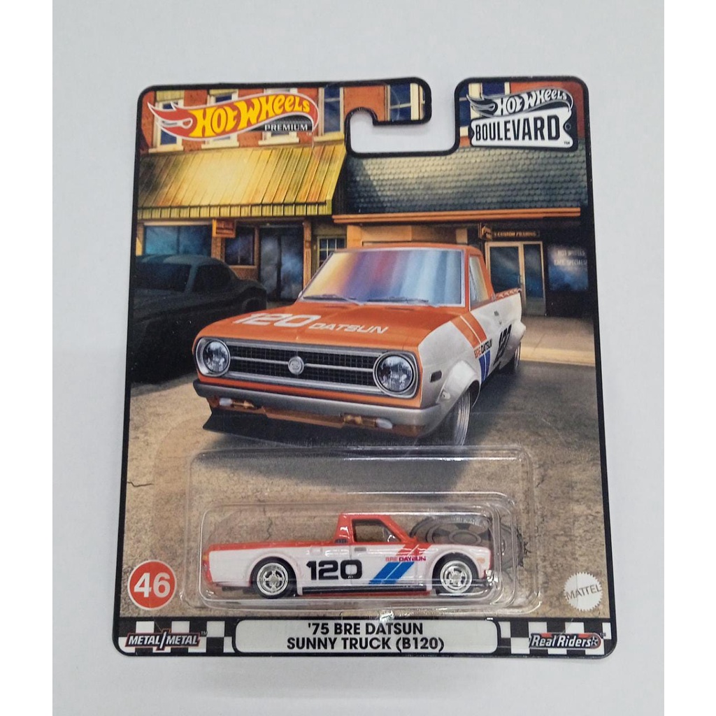 Diecast Hot Wheels Boulevard K 76 Bre Datsun Sunny Truck B120 Pickup Pick Up Mobil Mainan Anak