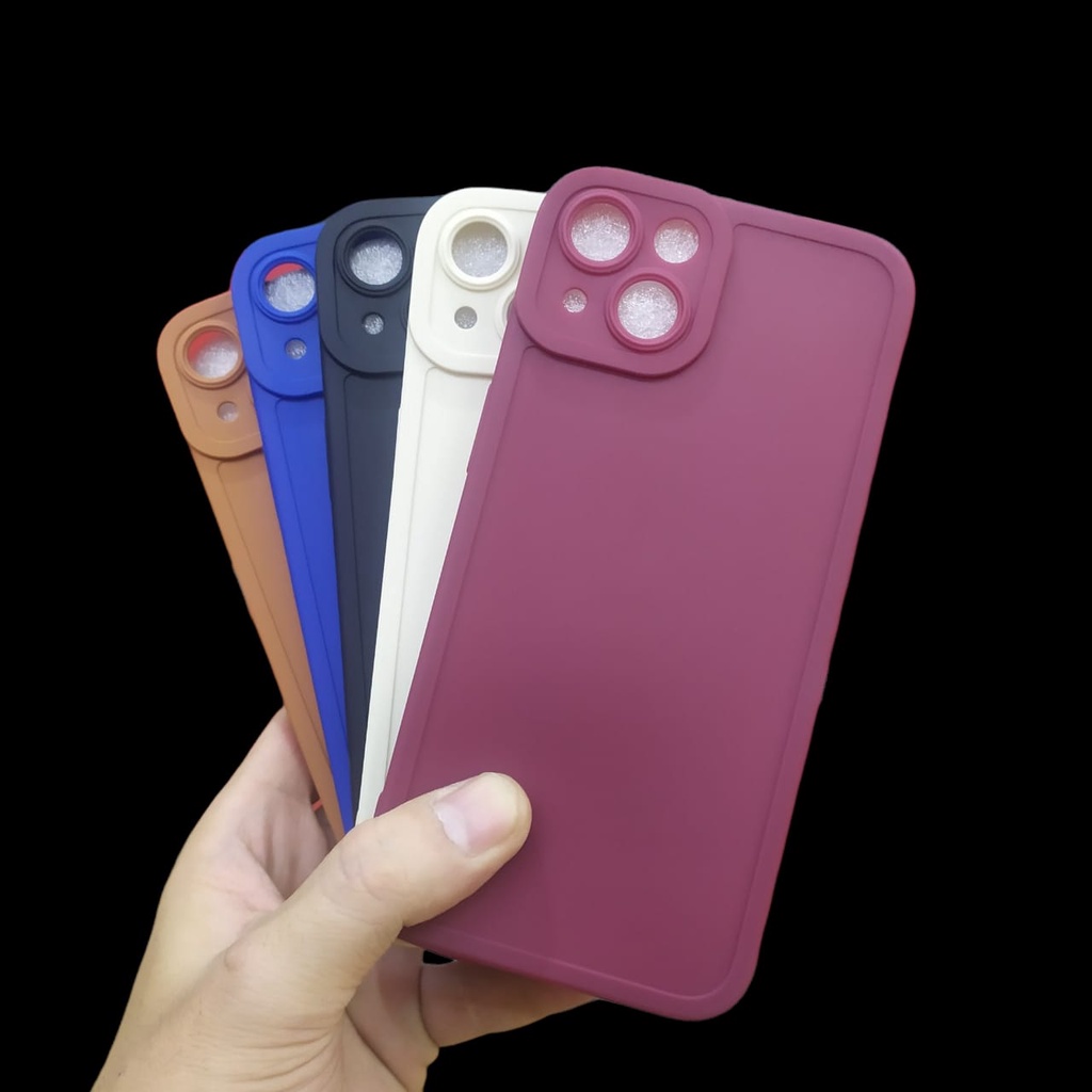 Jual SOFTCASE SILIKON CASING WARNA 3D CAMERA PROTECT IPHONE 13 / IPHONE