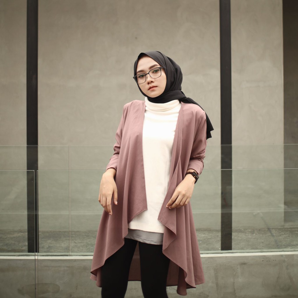 ERISKA OUTER - Kardigan Panjang Wanita Allsize Besar