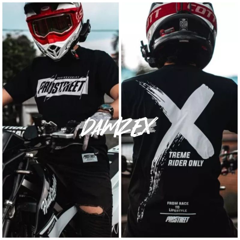 KAOS PROSTREET BAJU PROSTREET T-SHIRT PROSTREET | X | LENGAN PENDEK | NEW | FREE STICKER