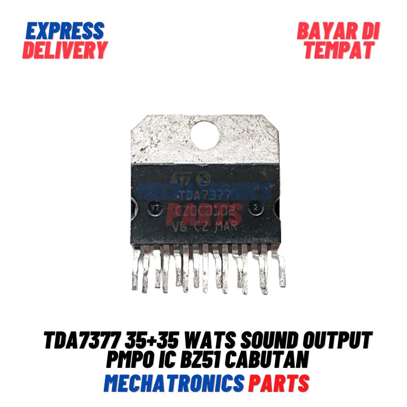[SMC-9136] TDA7377 TDA 7377 35+35 WATS SOUND OUTPUT PMPO IC BZ51 CABUTAN