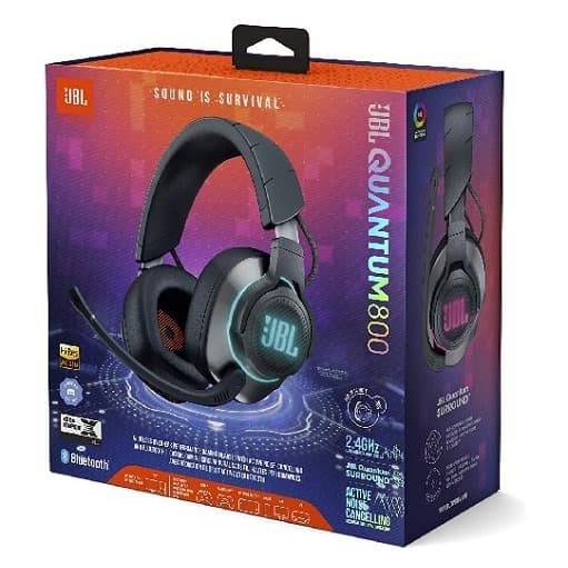 JBL Quantum 800 Bluetooth 5.0 - Hi-Res Wireless Gaming Headset