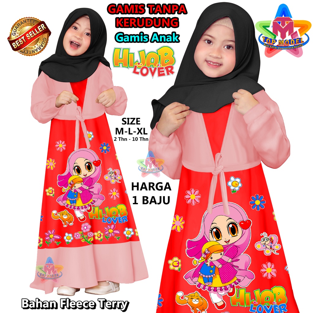 Gamis anak anak, Gamis anak Hijab Lovers, TM 00056 gamis anak trend, gamis anak termurah, gamis anak animasi