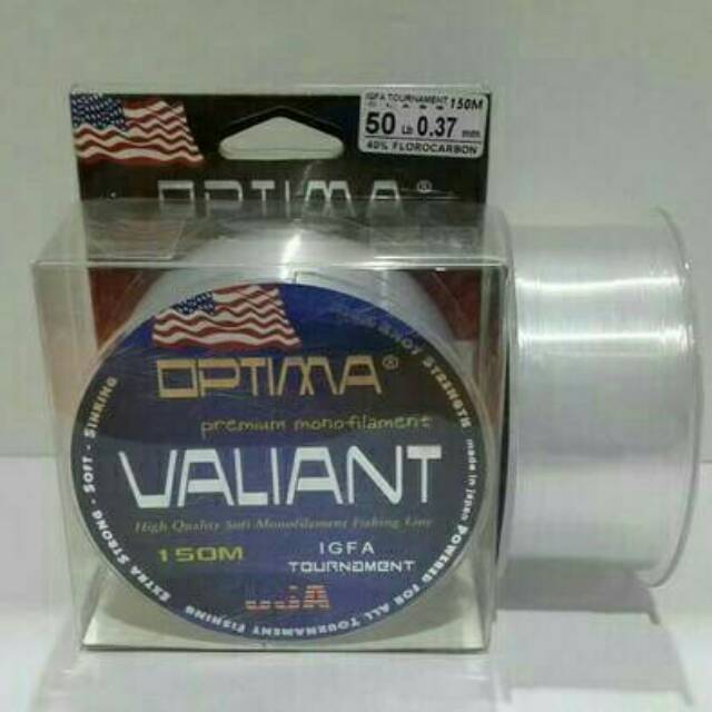 Senar Pancing Optima Valiant Clear