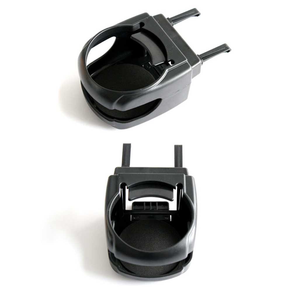 Hengtu Car Air Vent Drink Holder Tempat Minuman Kaleng Mobil - T11T07-Hitam Hitam