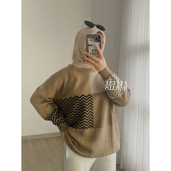Sweater Cardigan Oversize/Crewneck Pria/Sweater Rajut Wanita
