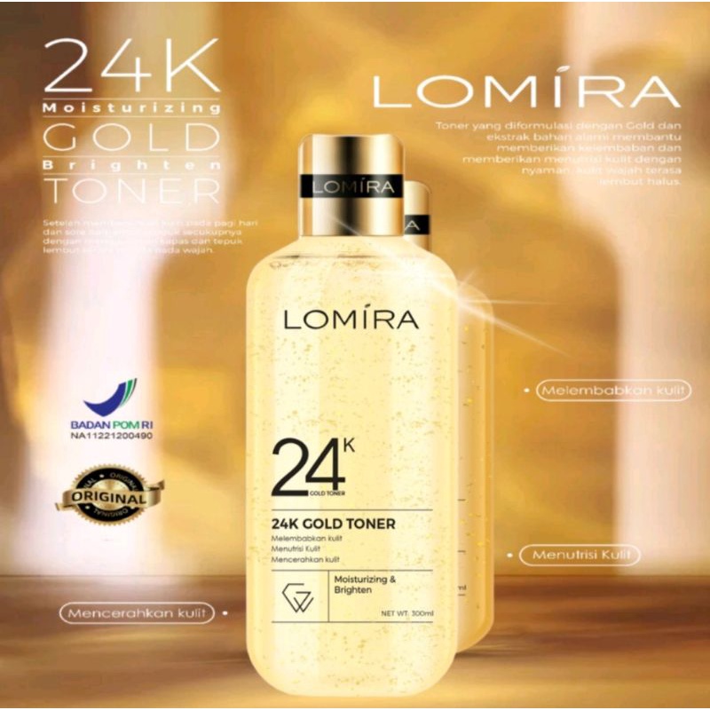 LOMIRA TONER GOLD 24K - 24K GOLD TONER LOMIRA