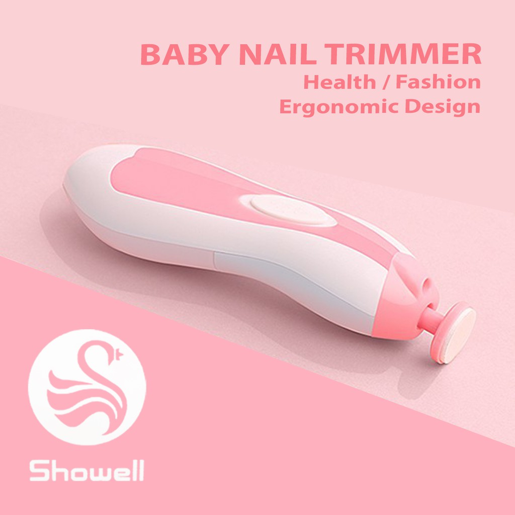 Showell Gunting Kuku Bayi Electric Baby Nail Trimmer