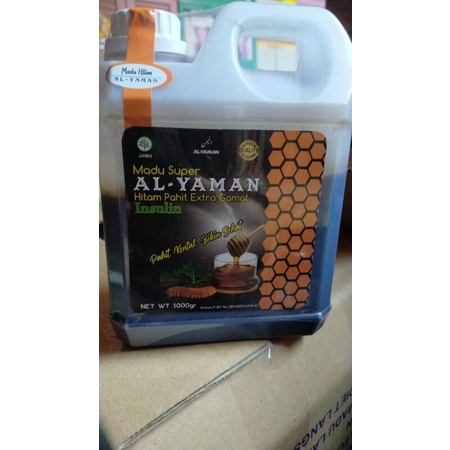 

Madu Super Insulin Hitam Pahit ALYAMAN 1000g