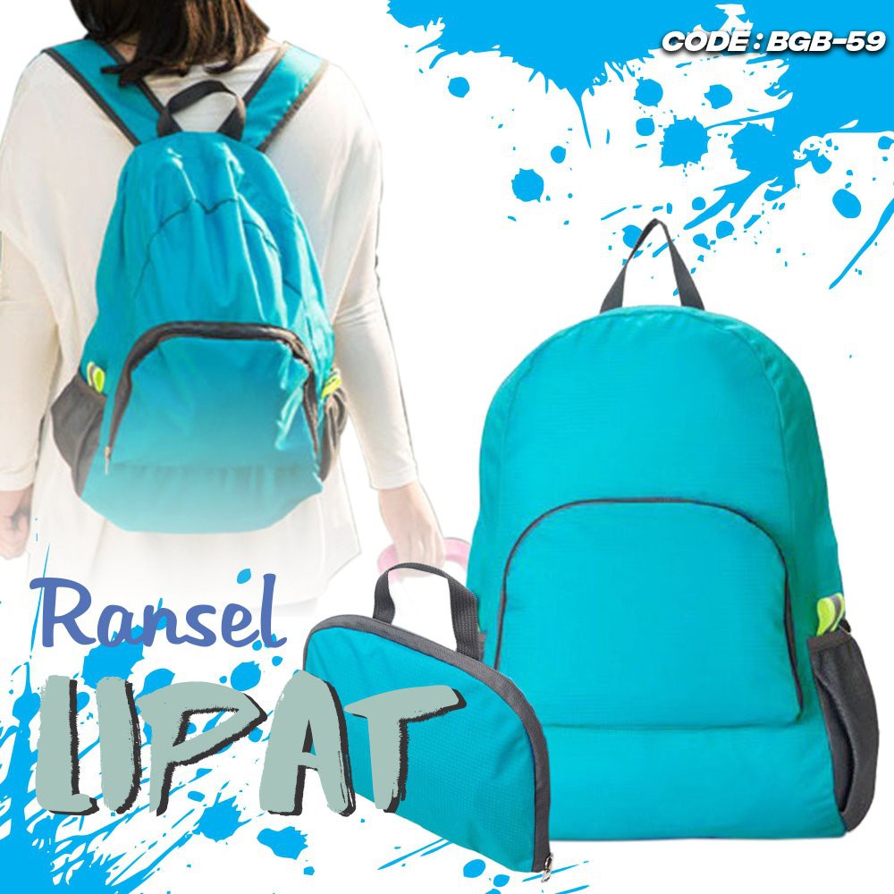 FOLDABLE BACKPACK ATAU FOLDABLE RANSEL