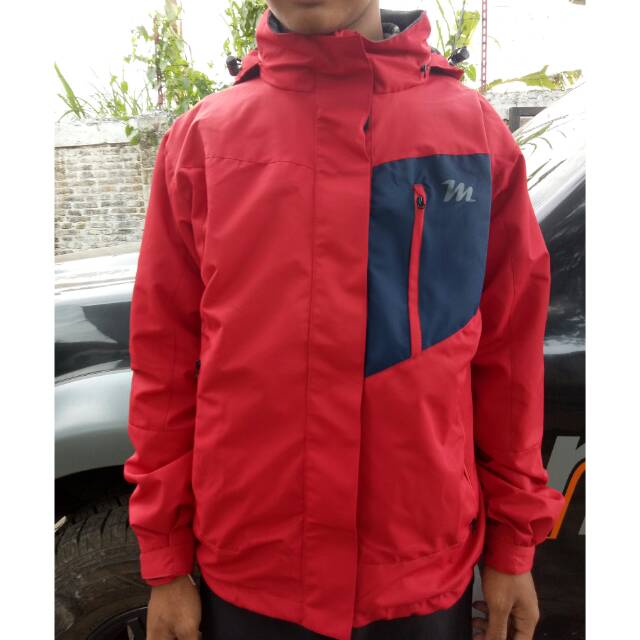 Jaket Mountaineer Rodeo Merah-Biru donker