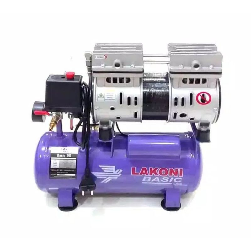 Mesin Kompresor Mini Silent LAKONI 9S tanpa oli Kompresor Pompa Angin