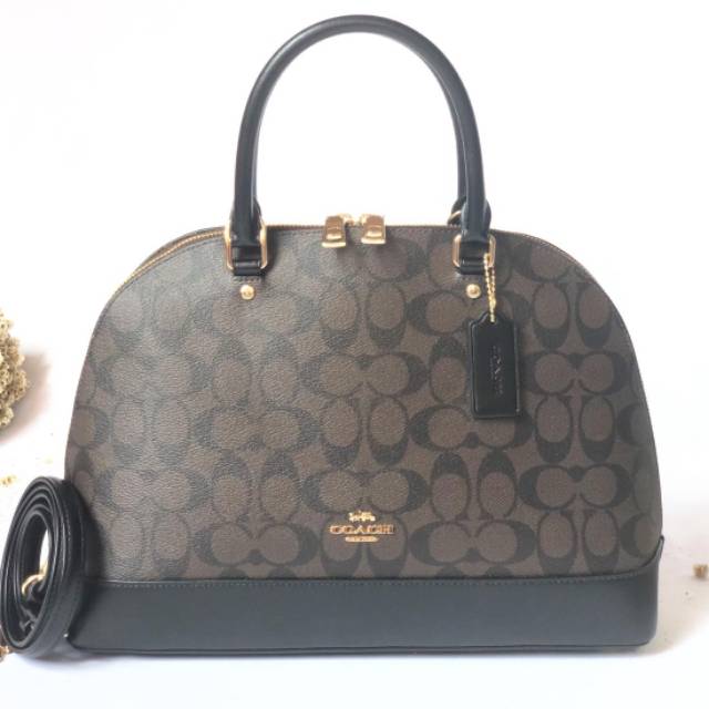 

Coach sierra large sign mahogany original