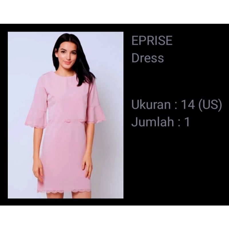 Midi Dress Pink Eprise Casual NEW