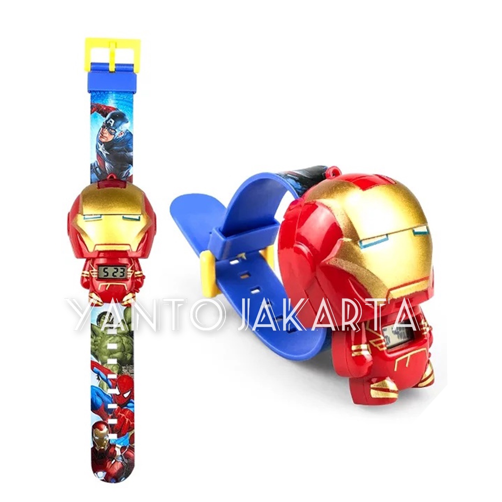 JAM TANGAN IRON MAN JT1224 ANAK GROSIR MURAH