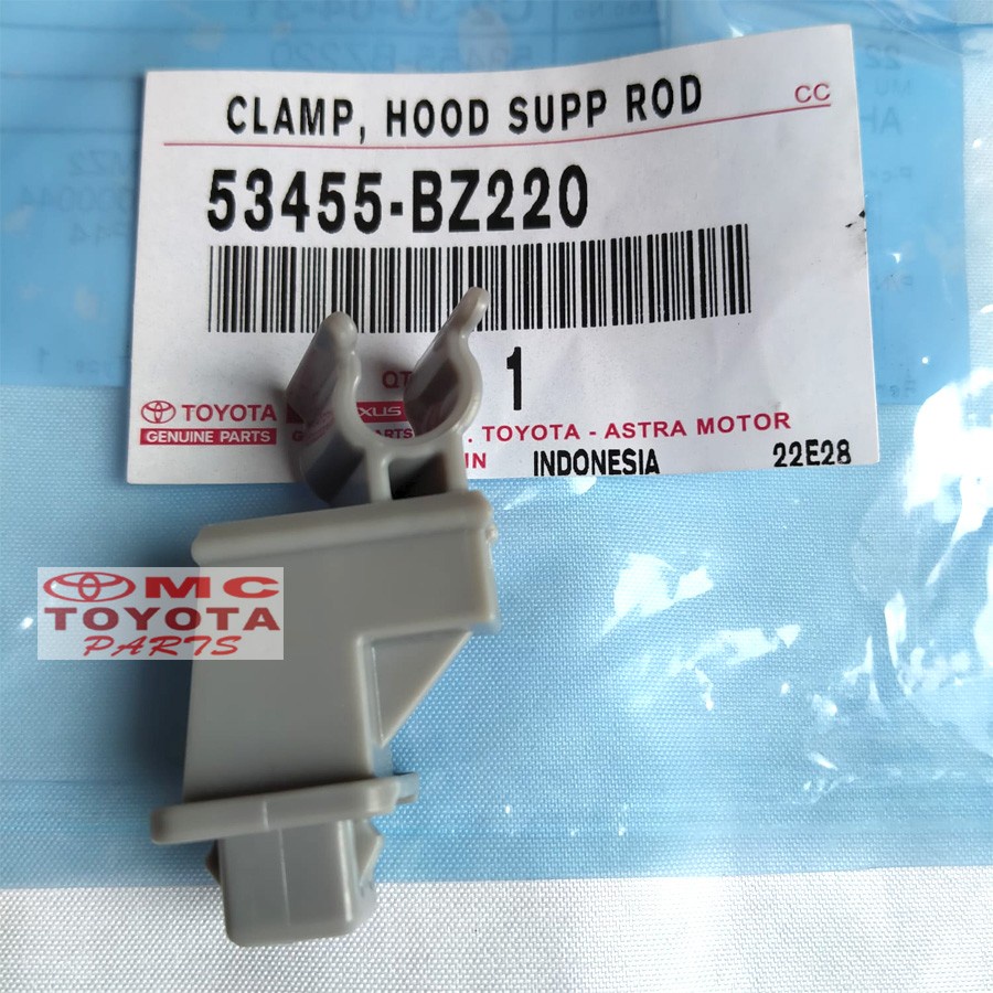 Klip Clip Clamp Hood Stang Kap Mesin Rush Terios New 53455-BZ220