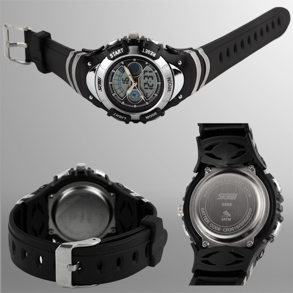 PROMO JAM SKMEI ORIGINAL Jam Tangan Anak Anak Cowok SKMEI 0998 Hitam Original Anti Air